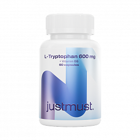 L-триптофан 600 мг + Витамин В6 60 капсул